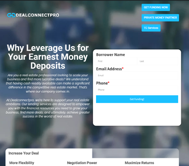 Dealconnectpro – WordPress Elementor Contact Form 7 Website