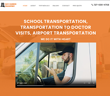 Safe Harbor Transport – WordPress Website Theme Customization Configuration