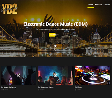 YB2 Entertainment – WordPress WooCommerce Website for DJ Booking